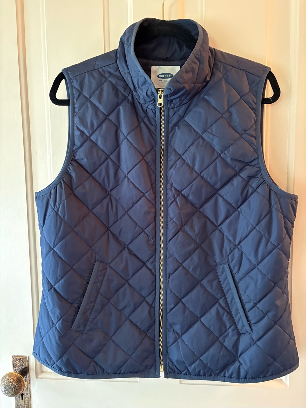 Old Navy Quilted Navy Blue Women's Vest
